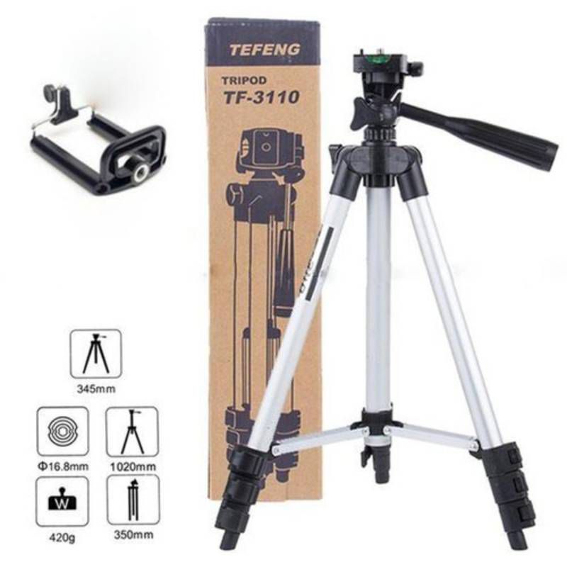 3-in-1 Professional Tripod Stand – Adjustable Mobile & Camera Holder