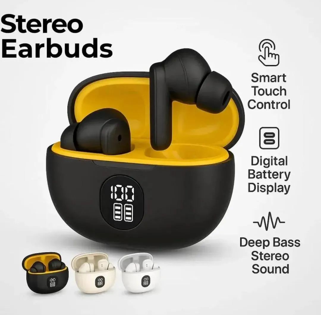 Pro 3rd Gen TWS Bluetooth Earbuds with Digital Battery Display
