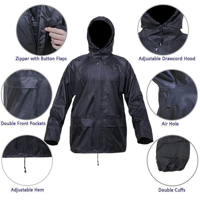 Waterproof Rain Suit for Men & Women – Lightweight All-Weather Raincoat