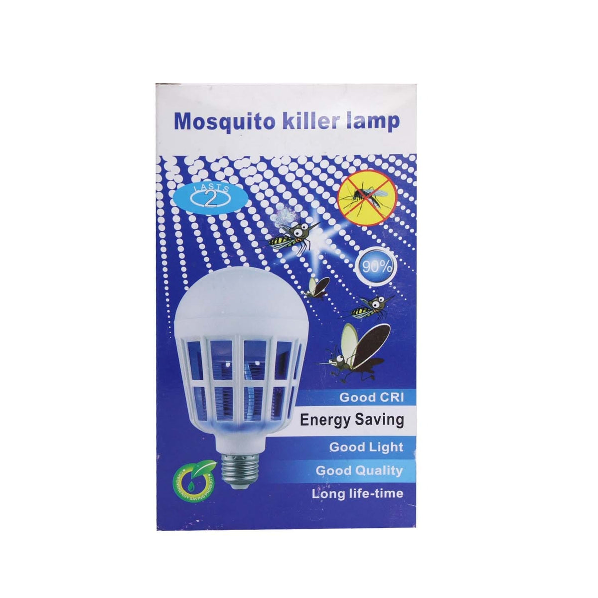 2-in-1 LED Mosquito Killer Lamp 9W – Electric Insect Zapper & Light
