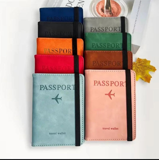 Travel Passport Wallet Organizer – Multi-Compartment Holder for Passport, Cards & Cash