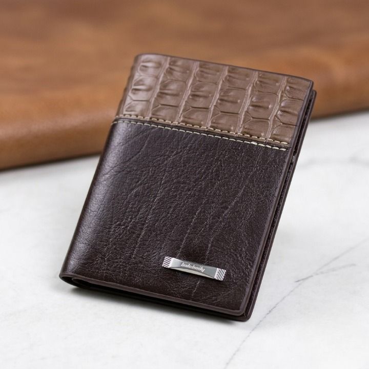 Premium Book Shape Wallet for Men – 6 Card Slots & Cash Pocket