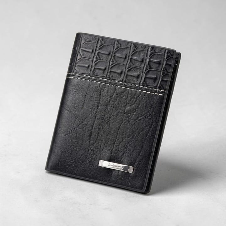 Premium Book Shape Wallet for Men – 6 Card Slots & Cash Pocket