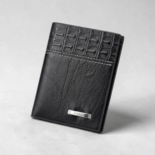 Premium Book Shape Wallet for Men – 6 Card Slots & Cash Pocket