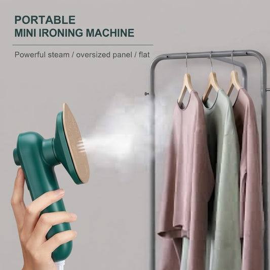 Mini Portable Steam Iron – 2-in-1 Wet & Dry Travel Garment Steamer